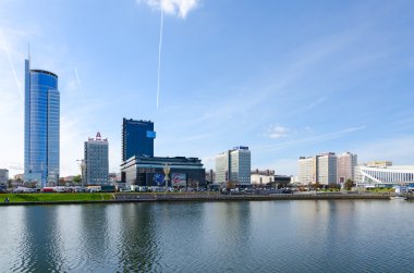 Quay Svisloch Nehri, Minsk, Beyaz Rusya