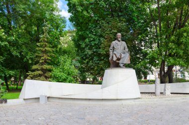 Anıt Kazak şair ve düşünür Abay Kunanbayev, Moskova