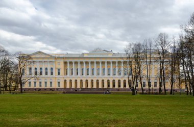 Rus Müzesi, görünümü Mikhailovsky Garden, St. Petersburg, Rusya Federasyonu