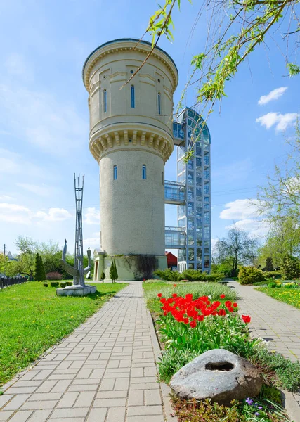 Museu Natural e Ecológico em Frantsisk Skaryna Street, Polotsk, Bielorrússia — Fotografia de Stock