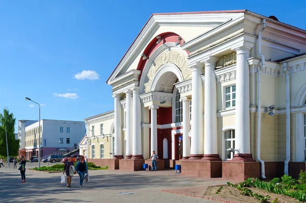 Bina, tren istasyonu Polotsk, Beyaz Rusya — Stok fotoğraf