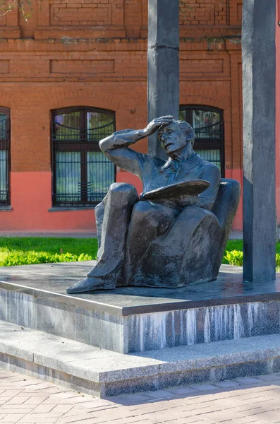Monumento a Mark Chagall in via Pokrovskaya, Vitebsk, Bielorussia — Foto Stock