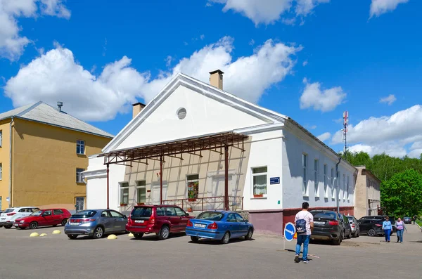 Campus of Vitebsk State Academy of Veterinary Medicine (canteen, cafeteria, dormitory), Belarus — Stock Photo, Image