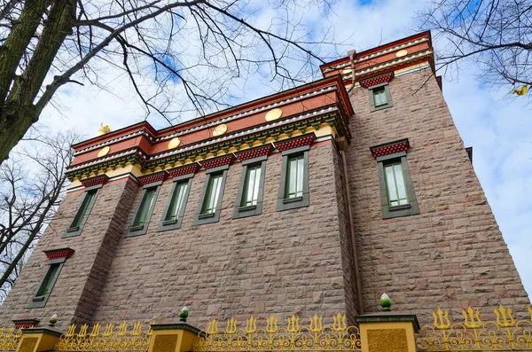 St. Petersburg buddhista templom Datsan Gunzehoyney, Oroszország — Stock Fotó