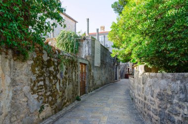 Arkeoloji müzesinde bulunan Old Town, Budva, Karadağ