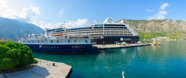 Cruise gemi Kotor Körfezi, Kotor, Karadağ