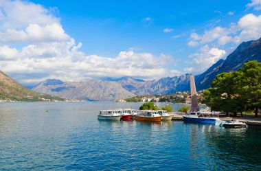 Kotor Körfezi Kotor, Karadağ güzel manzara