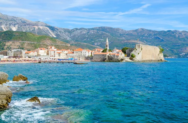 Old Town, Budva, Karadağ güzel görünümü — Stok fotoğraf