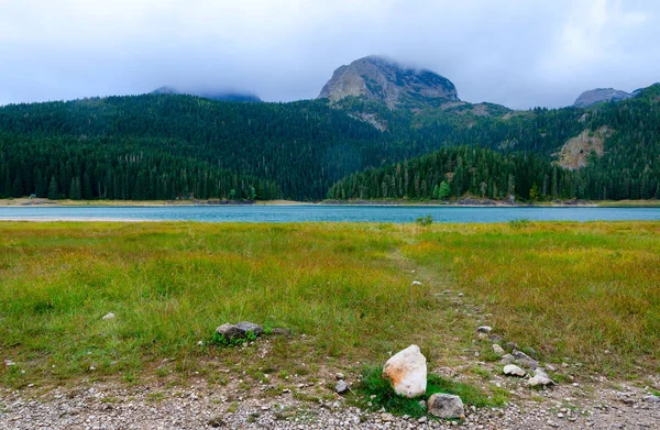 Lago Negro en parque nacional Durmitor, Montenegro —  Fotos de Stock