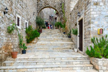 Turistler Street Old Town, Ulcinj, Karadağ