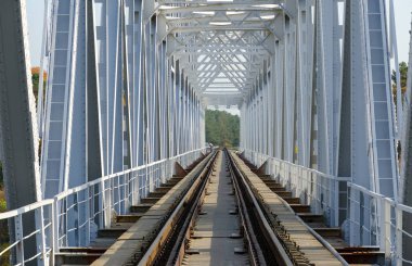 Eski demiryolu Köprüsü Nehri yapısı