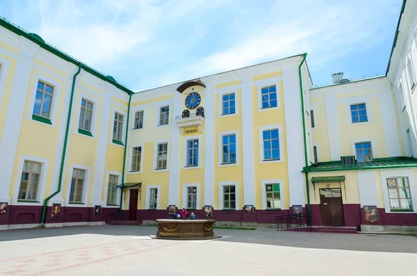 Complex of buildings of former Jesuit collegium (now - Polotsk State University), Belarus — Stock Photo, Image