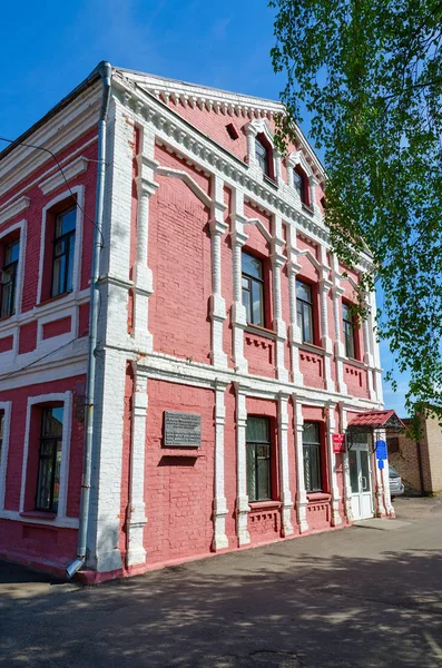 Altbau im historischen Zentrum der Stadt, Polotsk, Weißrussland — Stockfoto