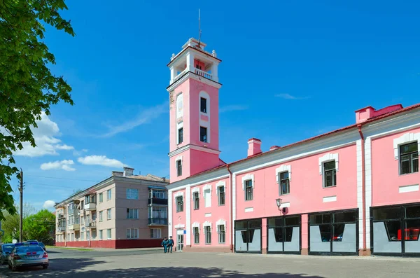 Edificio de la torre de bomberos, Polotsk, Bielorrusia —  Fotos de Stock