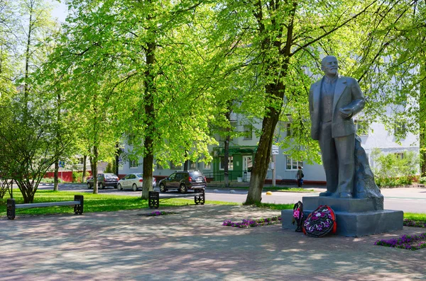 Monument till Lenin, Polotsk, Vitryssland — Stockfoto