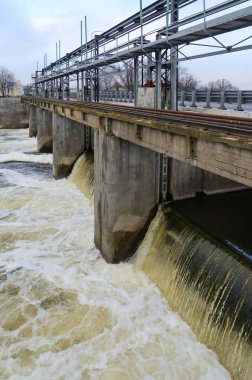 Hydrotechnical yapısına nehir isimleri Dobrush, Beyaz Rusya