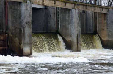 Hydrotechnical yapısına nehir isimleri Dobrush, Beyaz Rusya