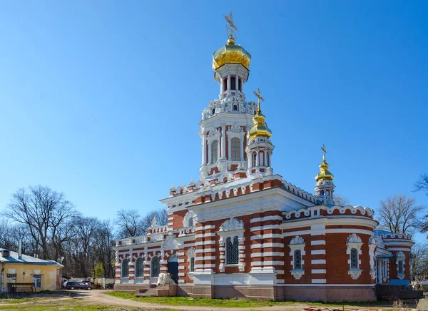 Church of Resurrection of Christ at Smolensk Cemetery, St. Petersburg, Russia — Stock Photo, Image