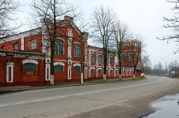 Complejo de edificios de fábrica de papel (1870), Dobrush, Belarús —  Fotos de Stock