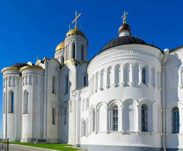 Katedrála Nanebevzetí Panny Marie v Vladimíru, Zlatý prsten Ruska — Stock fotografie