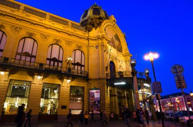 Belediye Binası, Prag, Çek Cumhuriyeti, akşam manzarası