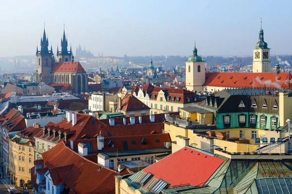 Belle vue sur le centre historique de Prague, République tchèque — Photo