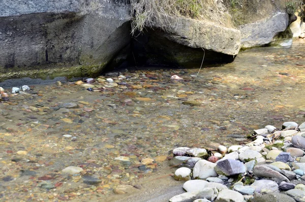 Libra Amb River Himachal Pradesh Índia Visão Fundo — Fotografia de Stock