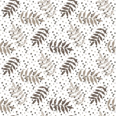 Reklam noktaları desenli sonbahar renkleri bırakır