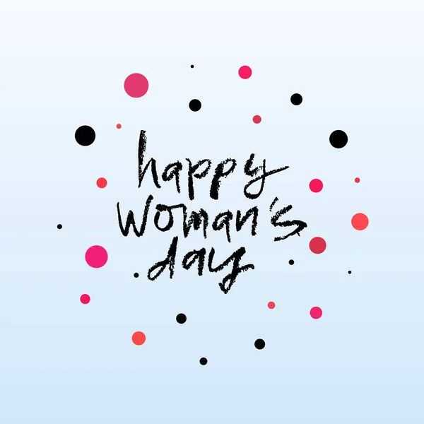 Vector Illustration Womens International Day Text Bags Tag Icon Womens — 스톡 벡터