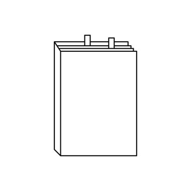 Dekkle çerçeve çizgisi simgesi, taslak vektör işareti, beyaz üzerine izole edilmiş doğrusal resim. Sembol, logo illüstrasyonu.