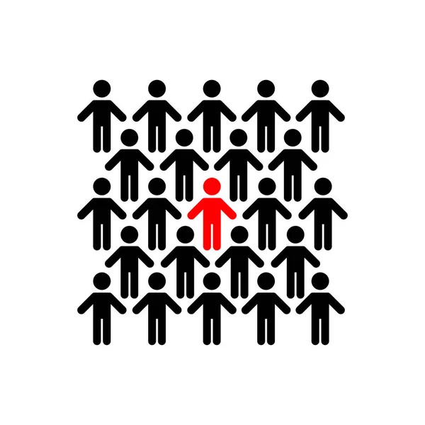 Herd bağışıklığı olan bir grup insan virüs bakterileri barındırıyor. Hastalıklı bir insanın toplum içine yayılmış bir virüs olarak tasvir edilmesi. Coronavirus covid önleme, aşı enfogpahic.