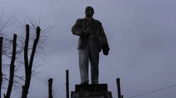 Пам Ятник Леніну Володимиру Ільїчу Срср Радянський Союз Росія — стокове фото