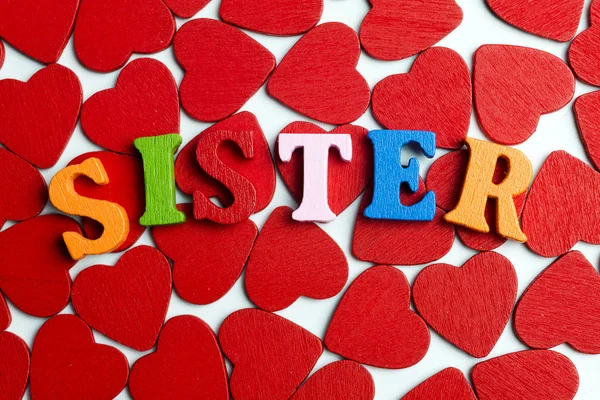 Du älskar din syster. — Stockfoto