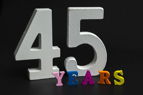 Forty-five years. — Stock Photo, Image