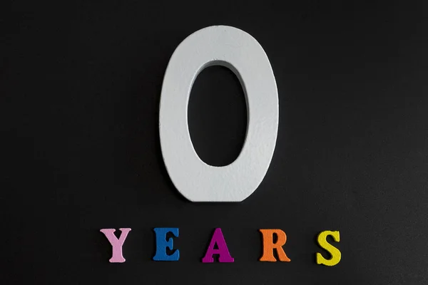 Os anos zero . — Fotografia de Stock