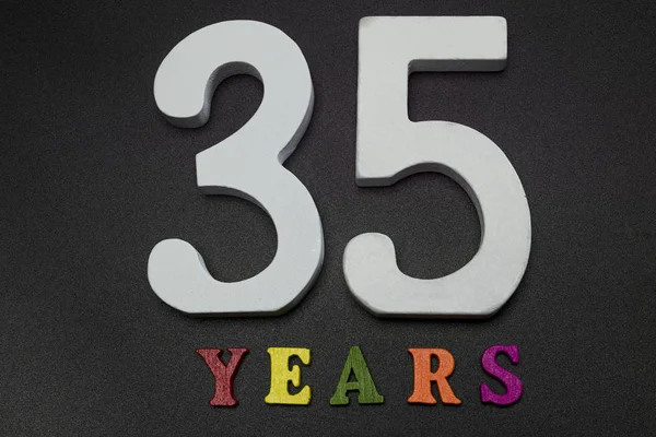 Thirty-five years. — Stock Photo, Image