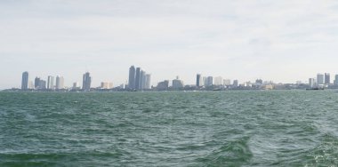 Şehrin deniz Panoraması.