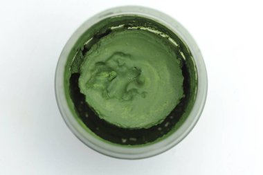 Üstten Görünüm üzerinde yeşil boya.