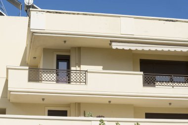 Girit Adası üzerinde Kandiye şehir bina konut.