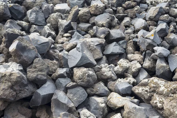 A textura da pedra vulcânica da ilha de Santorini . — Fotografia de Stock