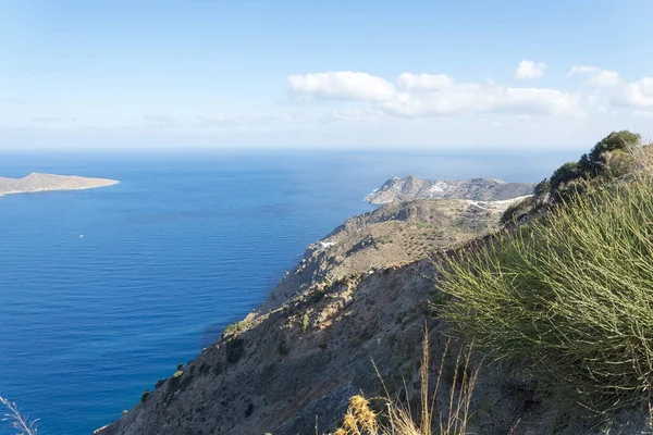 Il mare e le montagne di Creta . — Foto Stock