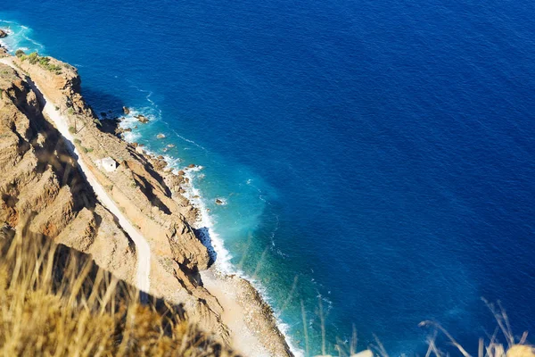 समुद्र आणि क्रीट पर्वत . — स्टॉक फोटो, इमेज