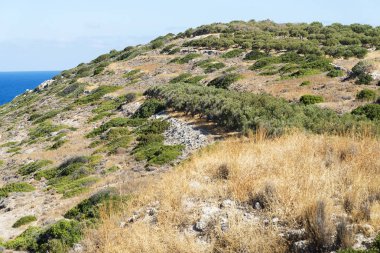 Deniz ve dağlar Girit.