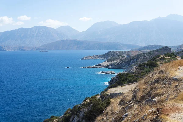 The sea and the mountains of Crete. — Stock Photo, Image