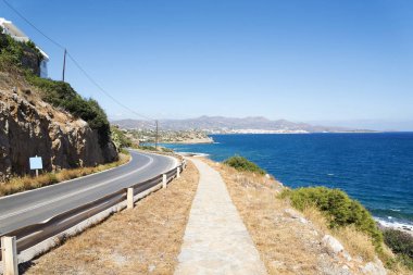 Girit Adası'nın kıyısındaki güzel plajları yolda.