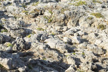 Taşların dokusu ve arkaplanı. Kaya dokusu.