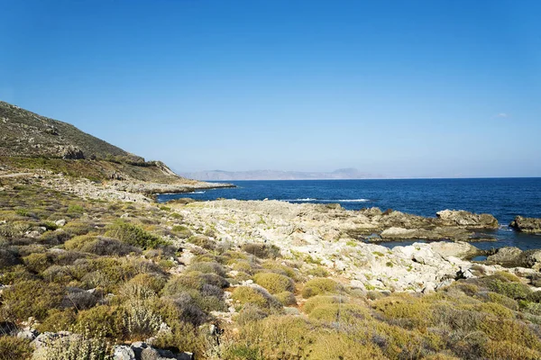 クレタ島の山と海. — ストック写真