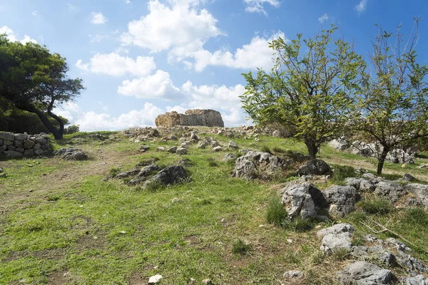 Bastión de la ciudadela Fortezza en la ciudad de Rethymno, Creta, Grecia — Foto de Stock