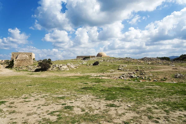 Bastión de la ciudadela Fortezza en la ciudad de Rethymno, Creta, Grecia — Foto de Stock