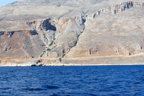 El mar y las montañas de Creta . — Foto de Stock
